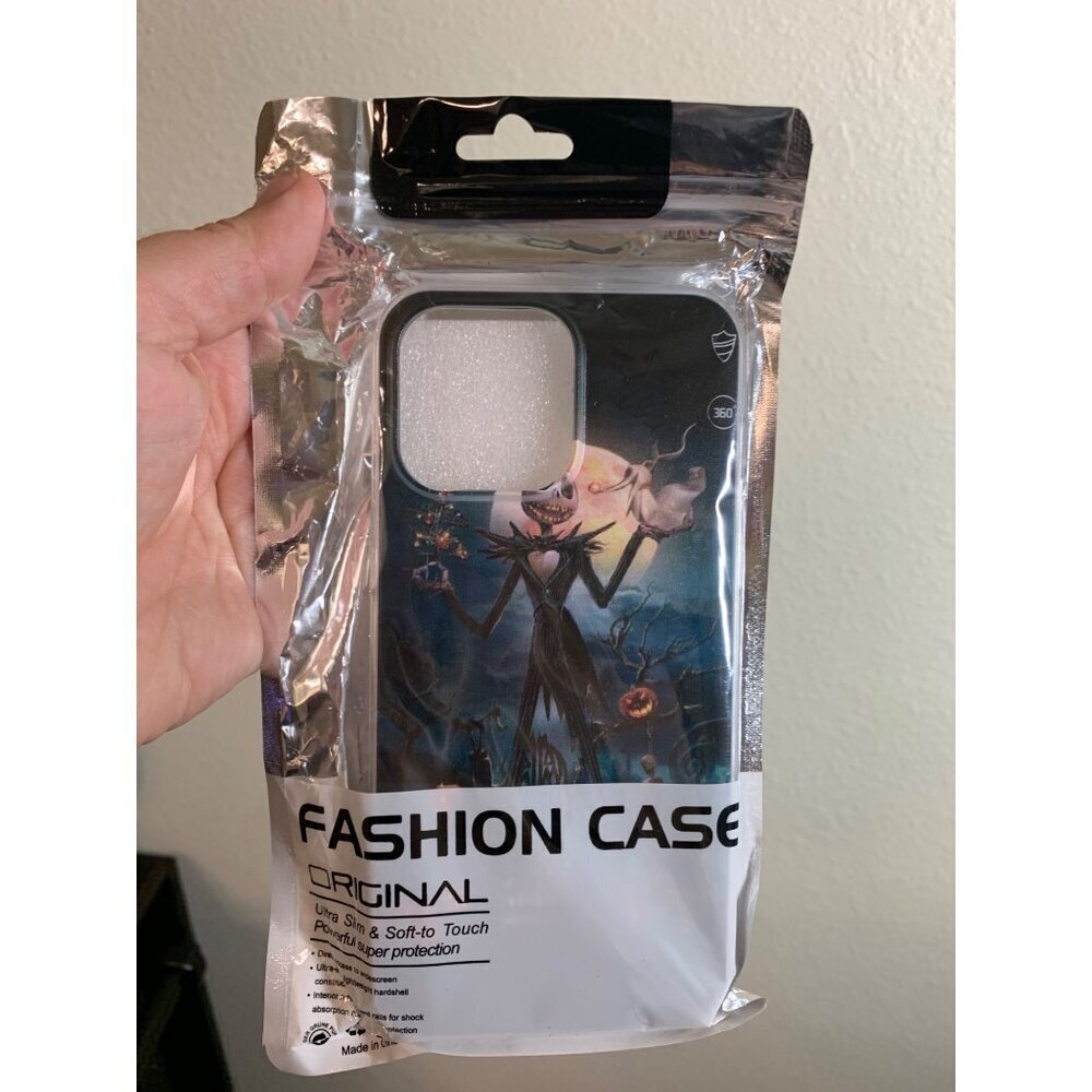 Iphone 13 Pro Max Jack Skellington Nightmare Before Christmas Cellular Case AD3 - Picture 2 of 2